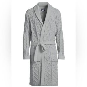 Land's End Cable Knit Robe Size Large (42-44)